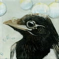 thumbnail image 2 of Roll, Dlynn 26x26 White Modern Wood Framed Museum Art Print Titled - Bubbles - Birdbath, 2 of 4