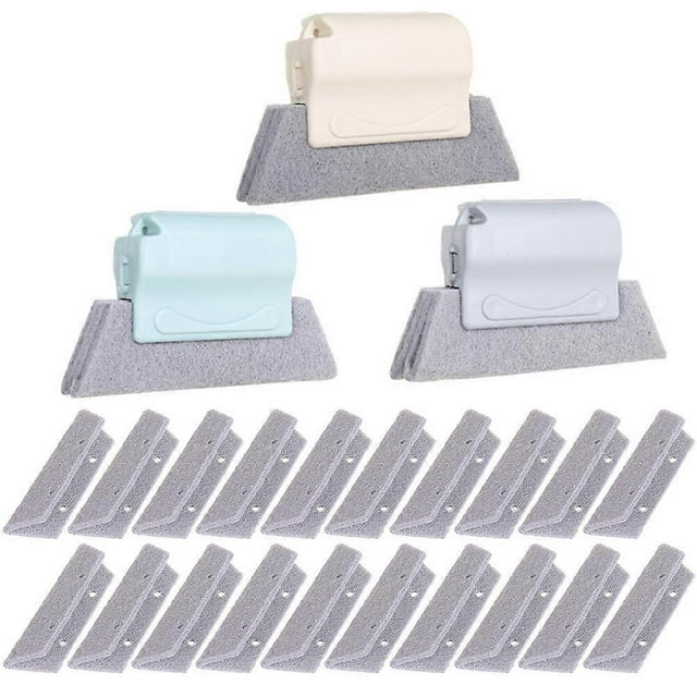 Here's a refined and professional product description based on your input:\n\n \n\n**1 Set Window Groove Cleaning Brush with Replacement Pads – Compact