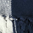 thumbnail image 6 of Navy & Off-White Buffalo Check Throw, 6 of 10