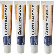 "BcTlyInc Clotrimazole Anti Fungal Cream, 1% USP wTNIzV, 4 Pack"