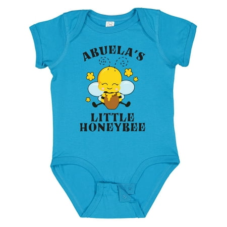 

Inktastic Cute Bee Abuela s Little Honeybee with Stars Gift Baby Boy or Baby Girl Bodysuit