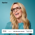 thumbnail image 6 of OPULIZE NYX Blue Light Blocking Glasses - Anti-Glare Computer & Gaming Eyewear - UV & Eyestrain Protection - Rectangular Frame - Black Brown Gray - Mens Womens - 3 Pack, 6 of 7