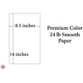 thumbnail image 5 of Premium Smooth Color Paper | for School Office & Home Supplies, Holiday Crafting, Arts and Crafts | Acid & Lignin Free | 24lb Paper - 100 Sheets per Pack | Gravity Grape | 8.5 x 14, 5 of 6