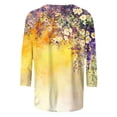 thumbnail image 5 of Vetsdori Juniors 3/4 Sleeve Tops Pullover Summer Graphic Tunic,Dressy Crew Neck Blouses for Womens Trendy, 5 of 6