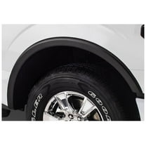 Bushwacker by RealTruck OE Style Factory Front Fender Flares | 2-Piece Set, Black, Smooth Finish | 20095-02 | Compatible with 2015-2017 Ford F-150 Styleside