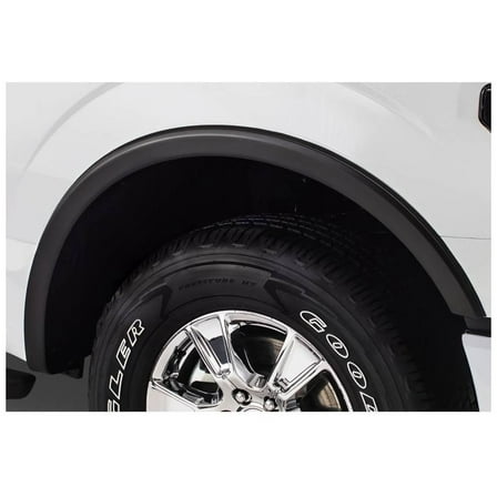 Bushwacker by RealTruck OE Style Factory Front Fender Flares | 2-Piece Set, Black, Smooth Finish | 20095-02 | Compatible with 2015-2017 Ford F-150 Styleside