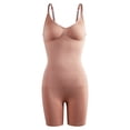 thumbnail image 2 of Fajas De Una Pieza, Traje Moldeador Con Cuello En V Control De Barriga Adelgazamiento De Muslo Encantador Cómodo Para Viajar ANGGREK Tez Oscura XXL/XXXL, 2 of 6
