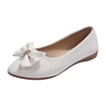 thumbnail image 3 of oqasdz Women's Casual Shoes Slip On Low Heel Pointed Toe Ballet Shoes with Bow Design Comfort Wedding Solid Color Trendy Dressy Shoes Summer Outdoor, 3 of 7