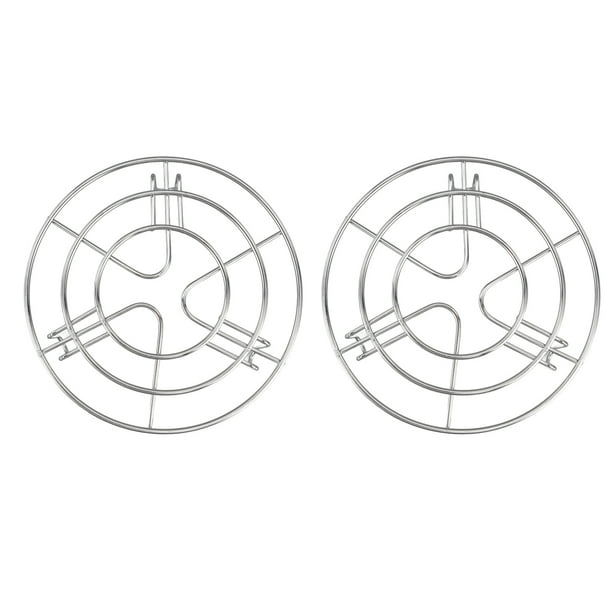 Estante para vaporizadores, estante para vaporizadores de 2 piezas, olla de alta presión, estante para vapor, salvamanteles instantáneo, respuesta rápida