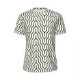 thumbnail image 4 of T Shirt For Men Abstract Nordic Pattern T-Shirt Man Optikool White Vintage Gym Quick-drying Summer T, 4 of 7