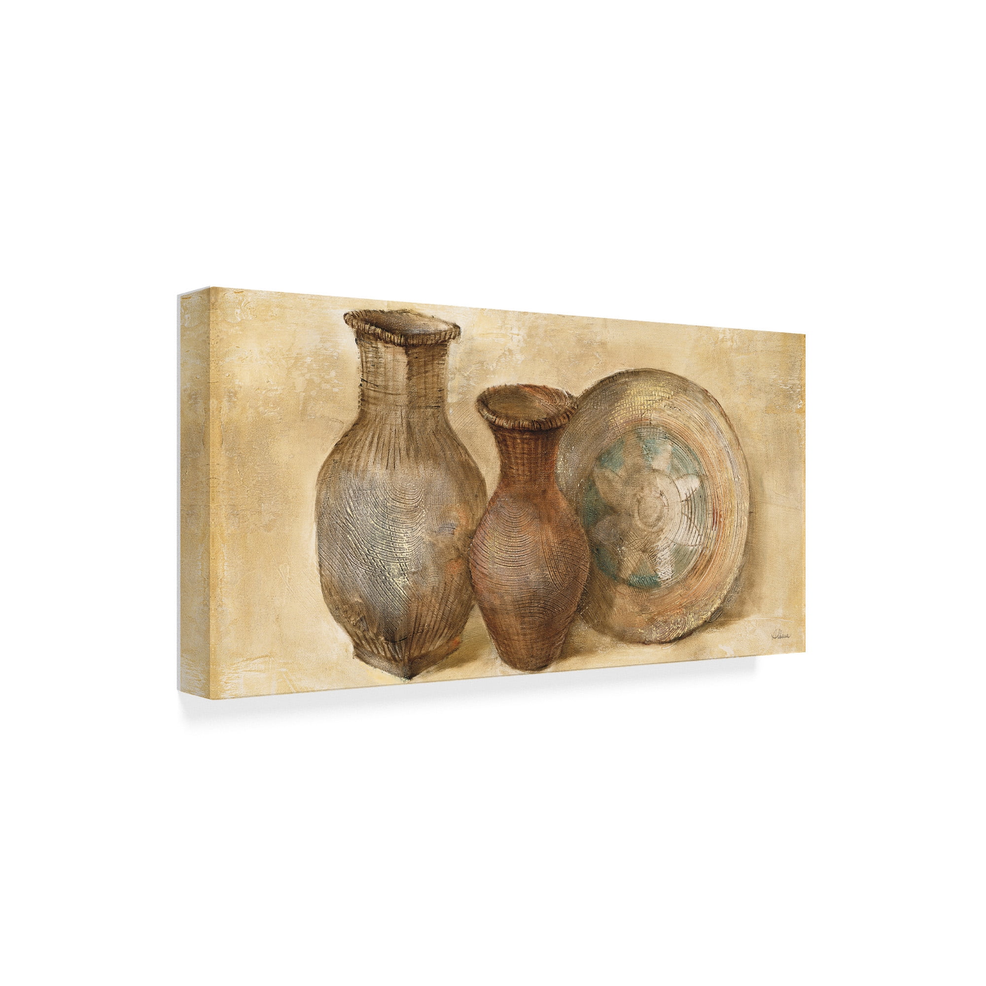 Albena Hristova 'Woven Vessels Ii Crop' Canvas Art