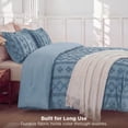 thumbnail image 6 of U by Bedsure Queen Tufted Boho Comforter Set, 3 Pieces Farmhouse Shabby Chic Embroidery Bedding Set, Soft Jacquard Grey Blue Comforter for All Seasons, 6 of 10