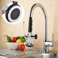 thumbnail image 2 of Pull Down Faucet Swivel Sink Tap Pre Rinse Spout Spray Head Kitchen, 2 of 3