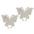 thumbnail image 4 of Pegatina de mariposa de cristal, adhesivo brillante, diamantes de imitación calientes para decoración, ropa, automóvil, ordenador, Color AB, 4 of 12
