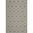 thumbnail image 1 of Safavieh Courtyard Anthracite Indoor Outdoor Rug - 4' x 5'7", 1 of 4