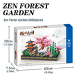 thumbnail image 6 of Zen Garden Building Blocks Set for Adults, Tranquil Garden Micro Bricks with Traditional Pavilions for Housewarmings Gifts & Home Decor, 6 of 6
