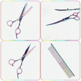 thumbnail image 3 of Tijeras De Peluquero Malubero Estilista Profesional 6 Pulgadas Multicolor, 3 of 4