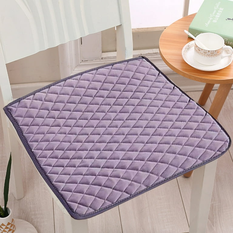  Yadlan Square Seat Cushions for Seat Dining Chair, Chair  Cushions Square No Ties, Desk Chair Cushion for Long Sitting Cute  Comfortable Fleece Seat Cushion 10cm Thick Dorm Room Essentials : Home
