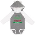 thumbnail image 3 of Inktastic Italian Family Heritage Boys or Girls Long Sleeve Baby Bodysuit, 3 of 5