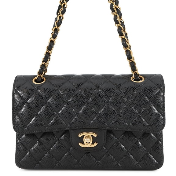 Pre-Owned Chanel Chain Shoulder Bag Matelasse 23 Coco Mark Double Caviar Skin A01113... (Good)