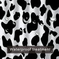 thumbnail image 4 of Auvideal Cow Print Shower Curtain Home Decor Cloth Shower Curtains 72*72 Inch Black and White Cow Spot, 4 of 6