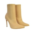 thumbnail image 1 of XY London Bottines à Talon Aiguille Extensible pour Femmes, 1 of 4