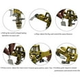 thumbnail image 2 of Aspersor de jardín de impulso SSuperp rociador de riego de césped de impacto 360 grados con punta de metal, 2 of 5