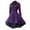 2-Purple, variant on Wijhcboe 2025 Vintage Princess Court Patchwork Gothic Dress for Women Short Gothic Dress Fashion Women Gothic Clothing Men Boots Collar Women's Dress Punk Gothic Mens Clothing Gothic Dress for Women