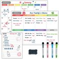 thumbnail image 4 of Magnetic Dry Erase Whiteboard Calendar for Fridge Set of 3 - Monthly, Weekly & Daily Organizer Planner, Grocery List, 4 Markers & Eraser, 4 of 7