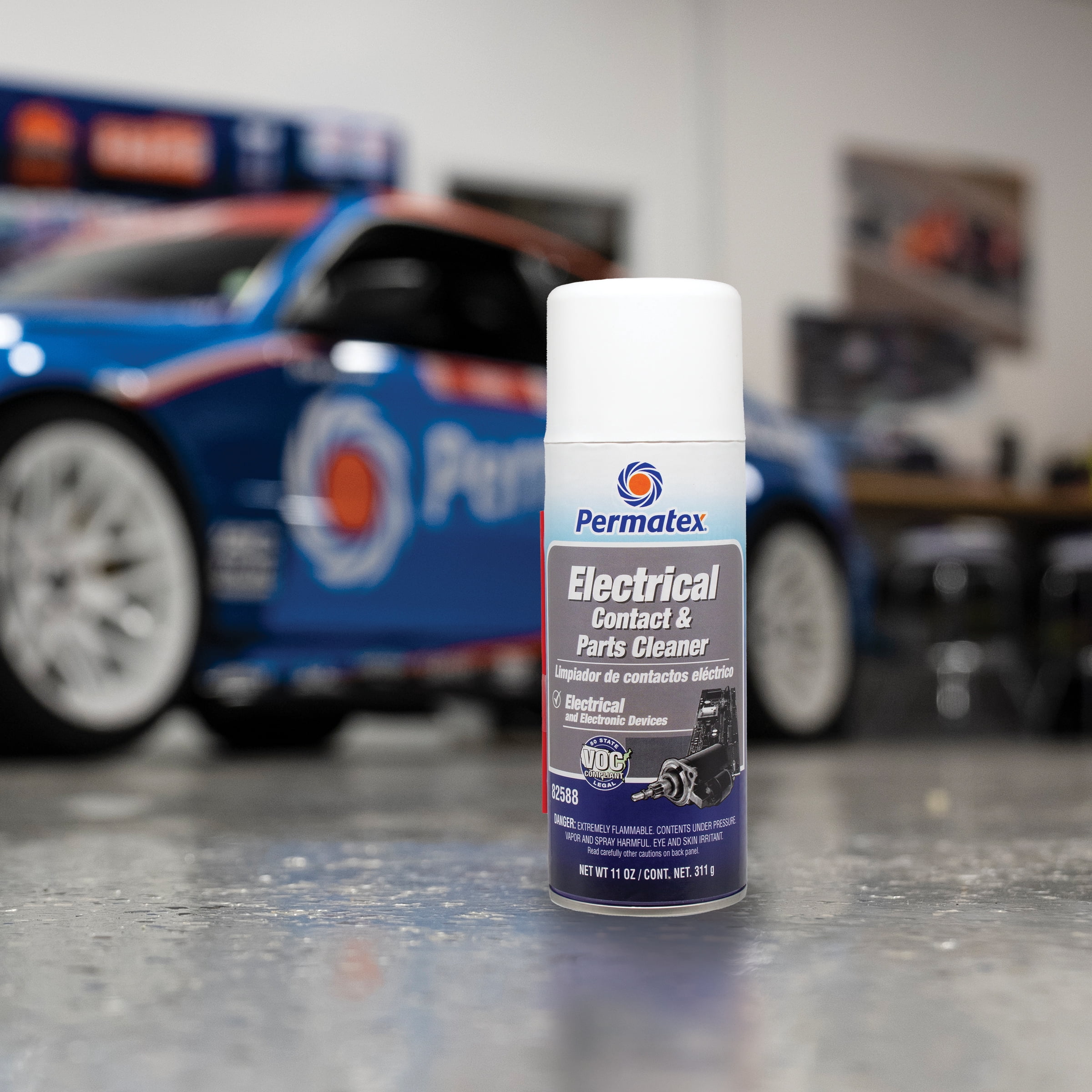 (24 pack) Permatex 82588 Electrical Contact and Parts Cleaner Spray For Automotive Electrical Devices, 11 oz