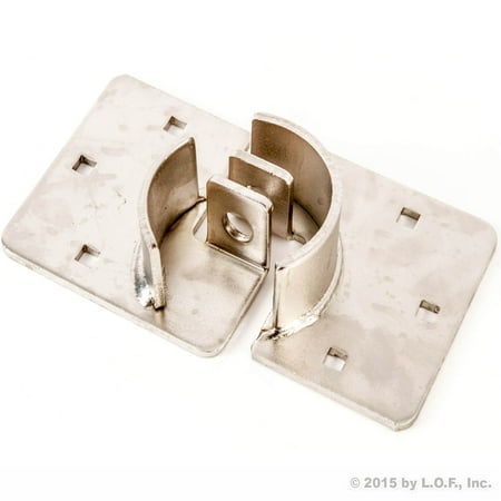 High Security Trailer Door Hasp For Hockey Puck Lock Internal