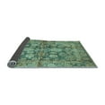 thumbnail image 2 of Ahgly Company Indoor Square Oriental Light Blue Traditional Area Rugs, 8' Square, 2 of 4