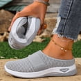 thumbnail image 5 of YOUYEDIAN Mules for Women Fashion Breathable Mesh Slip On Round Toe Versatile Sport Flats Casual Cut-Out Design Soft Walking Shoes, 5 of 5