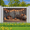 thumbnail image 4 of Rustic Design Cowboy Banner Western Theme Decoration Vintage Wooden Elements for Western Party Theme Party Cowboy Event, 4 of 9