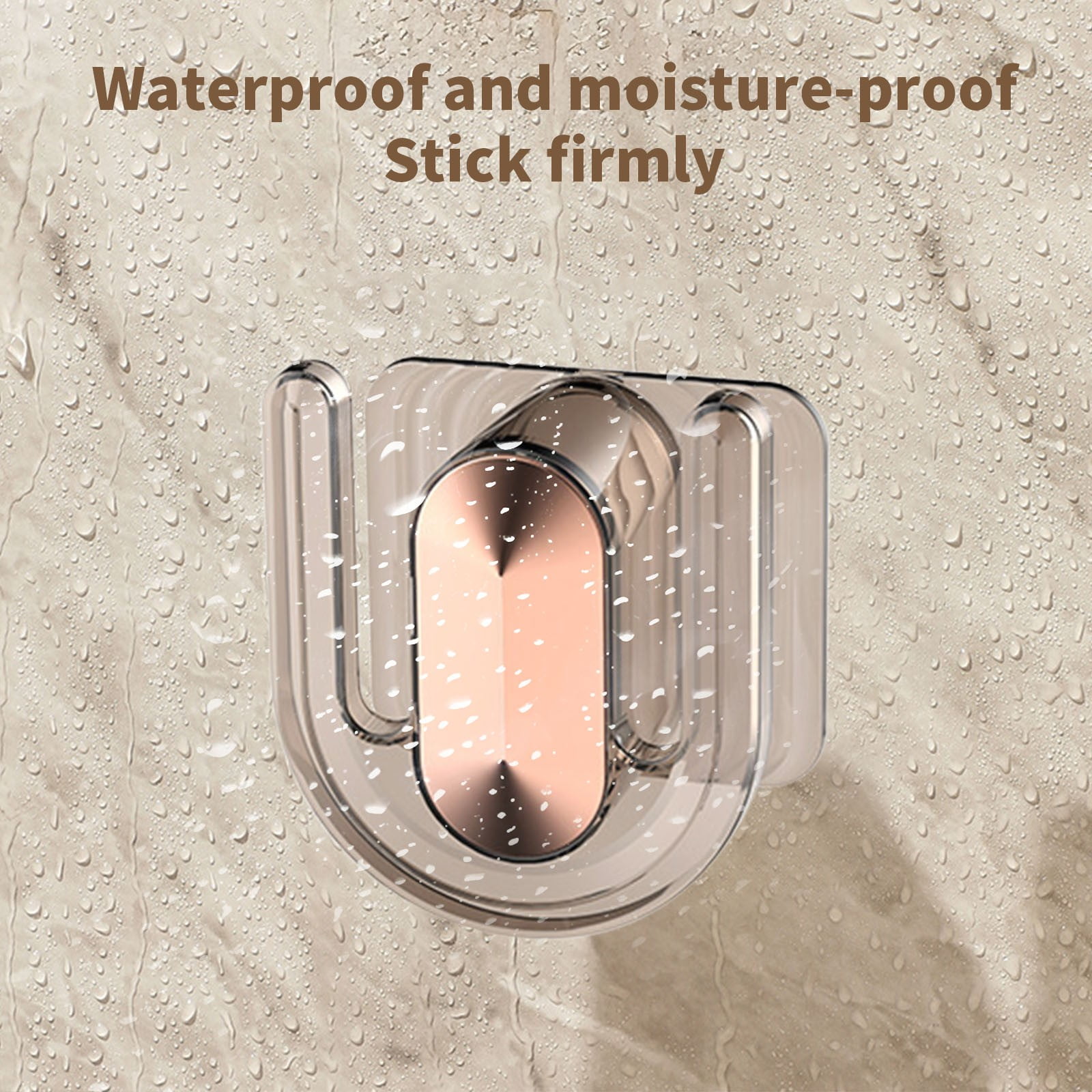 Lot De 2 Supports Muraux Pour Pantoufles - Adhésif, Sans Perçage - Pour Salle De Bain, Entrée - 8x7 Cm - 5
