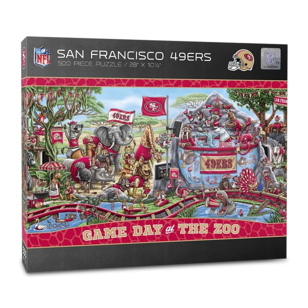 Puzzle YouTheFan NFL San Francisco 49ers: Día del partido en el zoológico