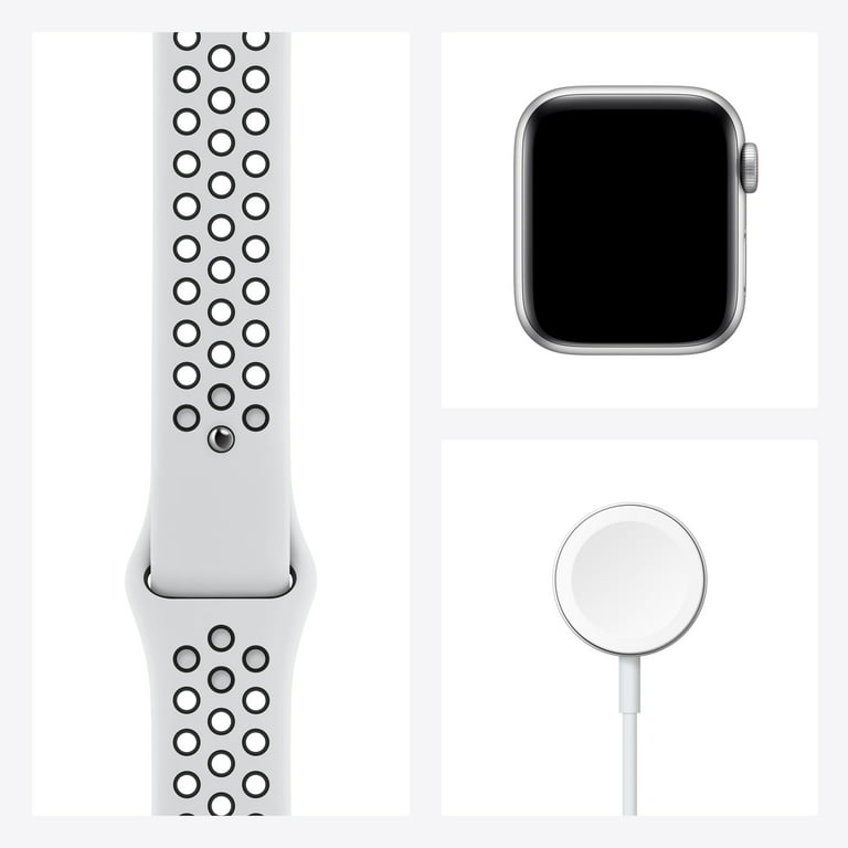 Apple Watch Nike SE (1st GPS + Cellular 40mm Silver Aluminum Case Pure Platinum/Black Nike Band - Regular with Family Set Up - Walmart.com