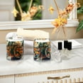 thumbnail image 4 of Yayeee 4 Pack Qtip Holder Bathroom Cotton Swab Canister with Lid Clear Dispenser Set, Colorful Goldfish, 4 of 6