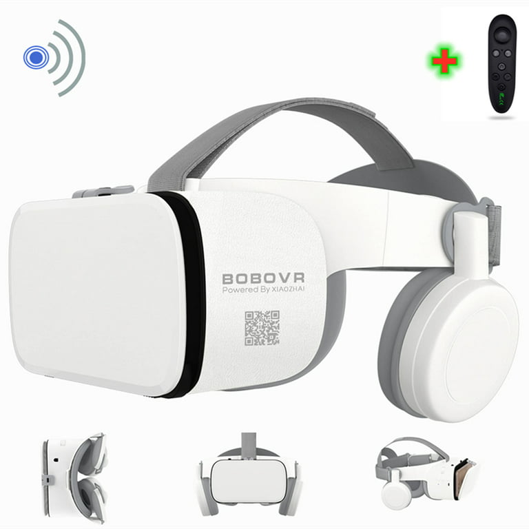 3D Virtual Reality VR Headset with Wireless Remote Control, VR Goggles/Glasses for IMAX Movies & Play Games , Compatible for iOS iPhone 12 11 Pro Max Mini X R X 8