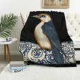 thumbnail image 4 of bird bed Home Leisure Flannel Blanket, Machine Washable Machine Washable Flannel Blankets for Couch Bed Sofa, Multifunctional for Sofa, Travel, Camping, Bed, Chair, Multi-purpose Gift Blanket, 4 of 7