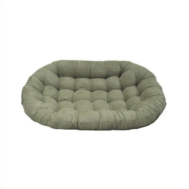 Blazing Needles Standard Double Papasan Micro Suede Cushion-Spice