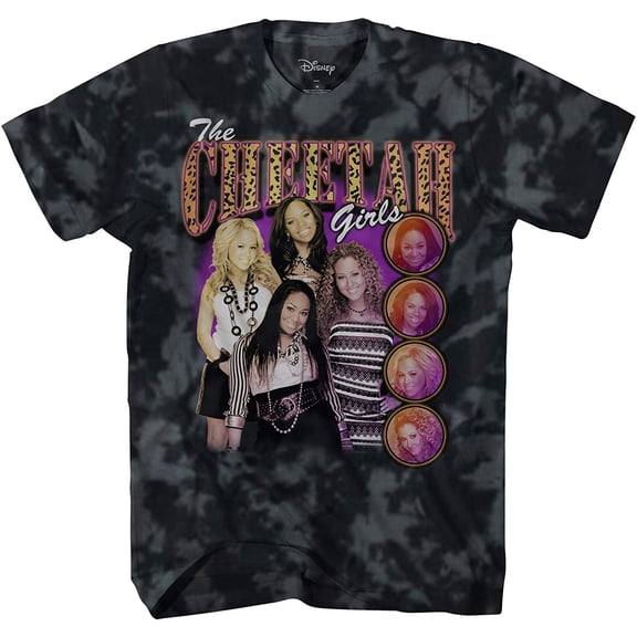 Mens Cheetah Girls Dye Shirt - Cheetah Girls, Dorinda, Aqua Tie Dye Graphic T-Shirt