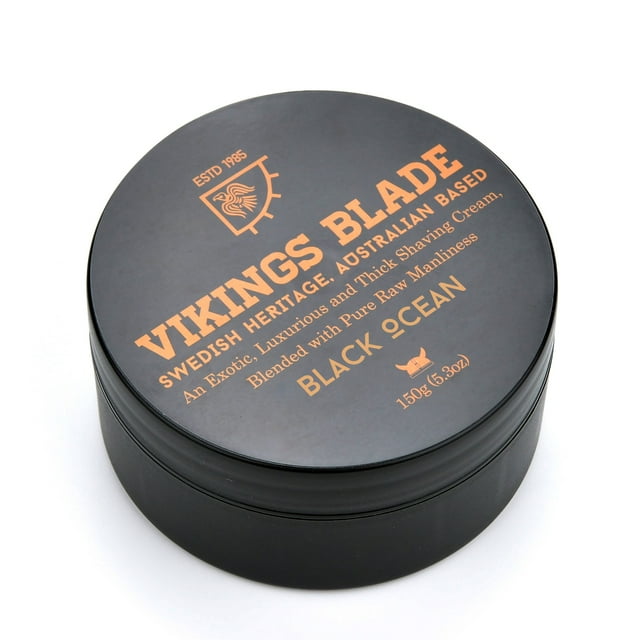 Crema de afeitar Vikings Blade Luxury Black Ocean Scent 156 ml