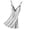 White, variant on Women's Lingerie Sleepwear V-neck Chemise Full Slip Nightshirt Cami Sleepdress Summer Mini Dress Flowy Swing Solid Color Spaghetti Strap Short Nightgown for Women