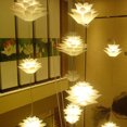 thumbnail image 3 of DIY Lotus Chandelier Lampshade Beautiful Decoration Romantic Lighting Cover, 3 of 8