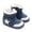 Dark Blue, variant on BOBOGOJP Infant Baby Slippers Booties Winter Warm Baby Socks Shoes Newborn Crib Shoes Baby Footwear First Walkers Prewalkers Gray for Size 13