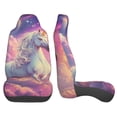 thumbnail image 3 of Yiaed Colorful Cloud White Horse Print Car Seat Covers,Universal Auto Seats Protector Fits for Car,SUV Sedan,Truck,Automotive Seat Covers & Accessories(Two packs), 3 of 7