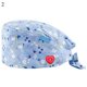 thumbnail image 1 of Gorro de enfermera de algodón con estampado de dibujos animados para hombres y mujeres, gorro de dentista absorbente del sudor, gorros de cuidado de salón de belleza, regalos de navidad, 1 of 4