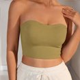 thumbnail image 2 of NKOOGH Supportive Strapless Bras for Women Push Up Wireless Bandeau Bra Non Slip Seamless Bras Comfortable Padded Bralette, 2 of 6