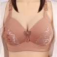 thumbnail image 4 of Sujetador de talla grande para mujer de mediana edad, copa D, ropa interior para madres, sin aro de acero, sujetador fino, 4 of 5